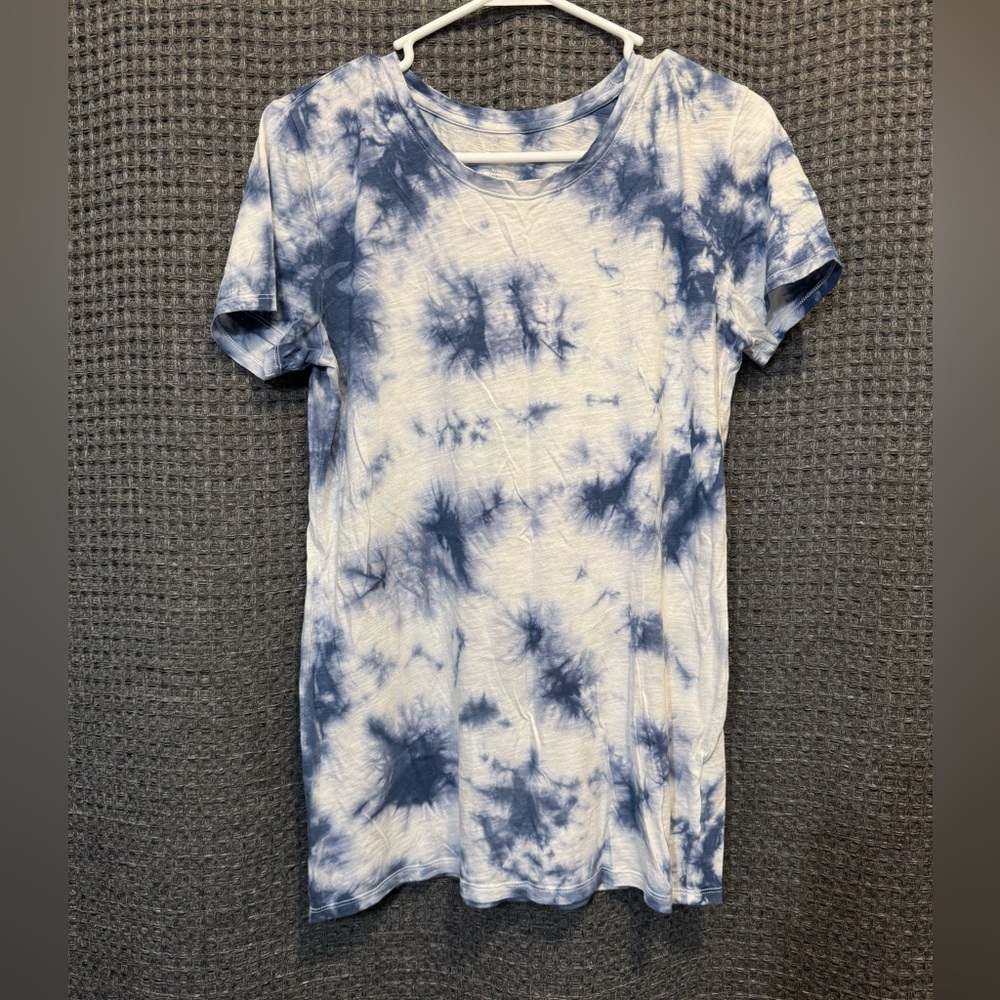 Blue Tie-Dye Women's Top